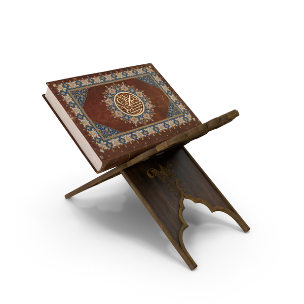 Hardcover: Book Quran with Stand Close PNG & PSD Images Hardcover: Book Quran with Stand Close PNG & PSD Images