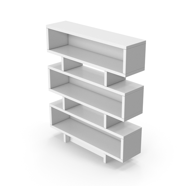 Bookcase White PNG Images & PSDs for Download | PixelSquid - S116390340