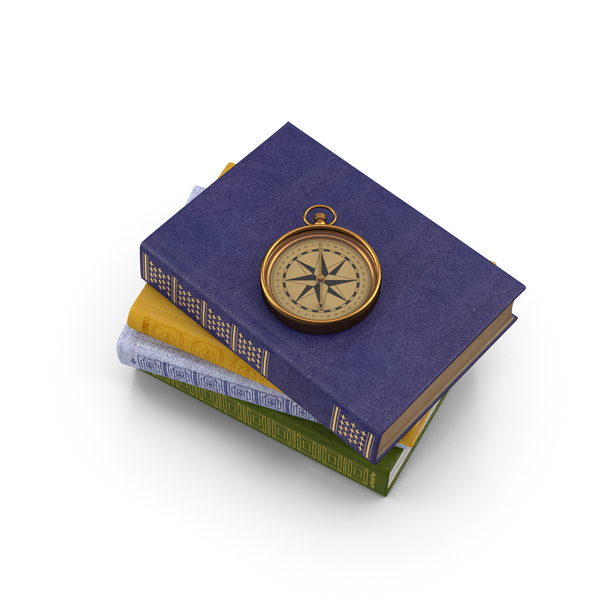 Books and Compass PNG & PSD Images Books and Compass PNG & PSD Images