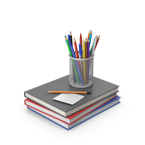 Book: Books With Pencils PNG & PSD Images Book: Books With Pencils PNG & PSD Images