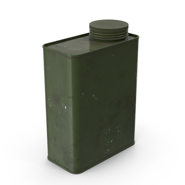 Bore Cleaner Fuel: Dirty Metal Canister PNG & PSD Images