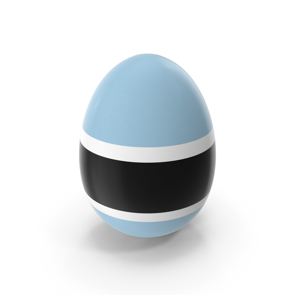 Botswana Country Flag On Egg PNG & PSD Images Botswana Country Flag On Egg PNG & PSD Images
