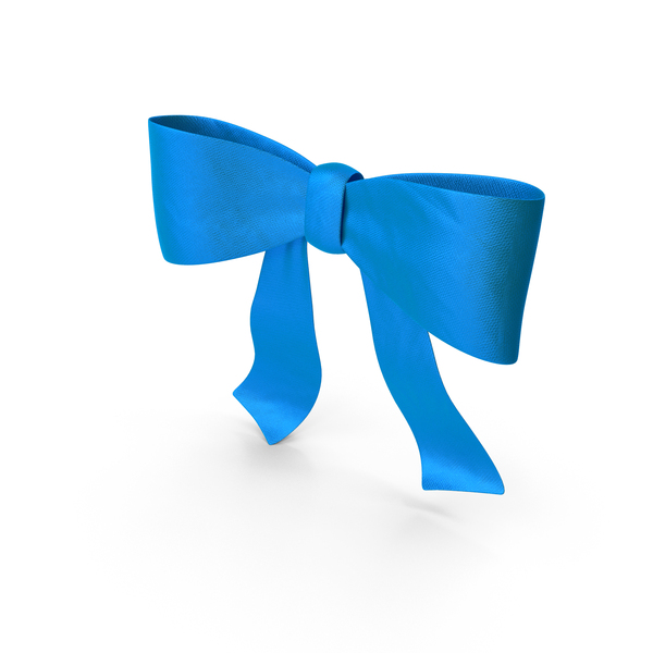 Hair: Bow Blue PNG & PSD Images
