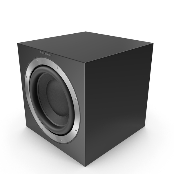 Subwoofer: Bowers & Wilkins ASW 10 CM Black Gloss PNG & PSD Images