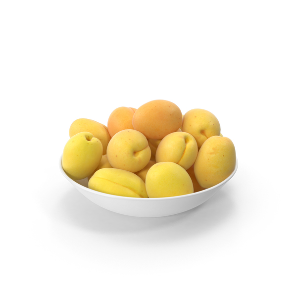 Apricot: Bowl Of Apricots PNG & PSD Images