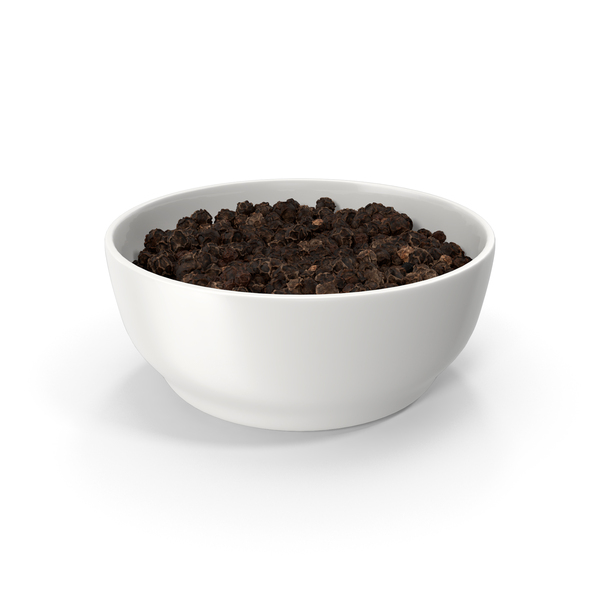 Spice: Bowl of Black Peppercorns PNG & PSD Images Spice: Bowl of Black Peppercorns PNG & PSD Images