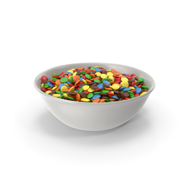 Bowl with Colored Chocolate Buttons PNG & PSD Images Bowl with Colored Chocolate Buttons PNG & PSD Images