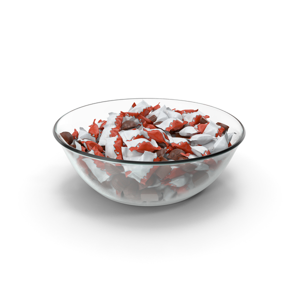 Bowl With Mini Chocolate Candies PNG & PSD Images Bowl With Mini Chocolate Candies PNG & PSD Images