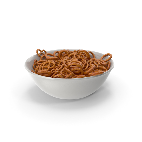Pretzel: Bowl with Mini Pretzels PNG & PSD Images Pretzel: Bowl with Mini Pretzels PNG & PSD Images