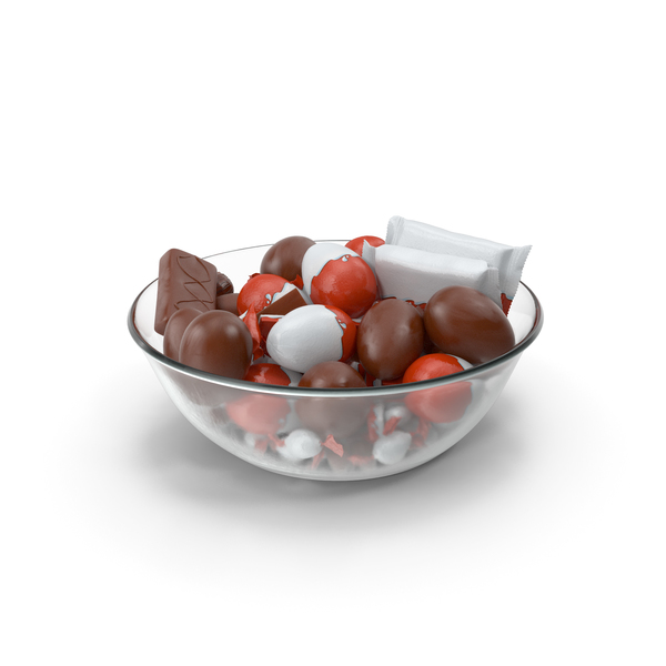 Candy: Bowl with Mixed Chocolate Candies PNG & PSD Images Candy: Bowl with Mixed Chocolate Candies PNG & PSD Images