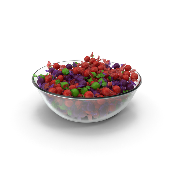Bowl with Wrapped Spherical Candy PNG & PSD Images Bowl with Wrapped Spherical Candy PNG & PSD Images