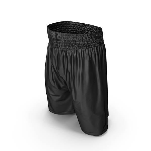 Shorts: Boxing Trunks Black PNG & PSD Images Shorts: Boxing Trunks Black PNG & PSD Images