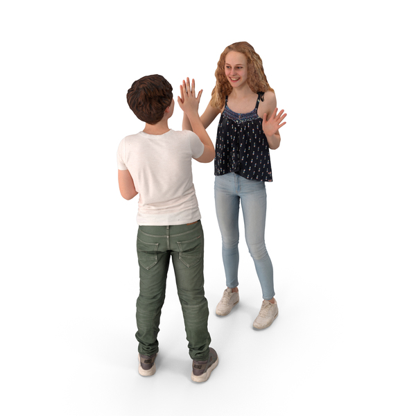 Child: Boy And Girl Playing Posed PNG & PSD Images Child: Boy And Girl Playing Posed PNG & PSD Images