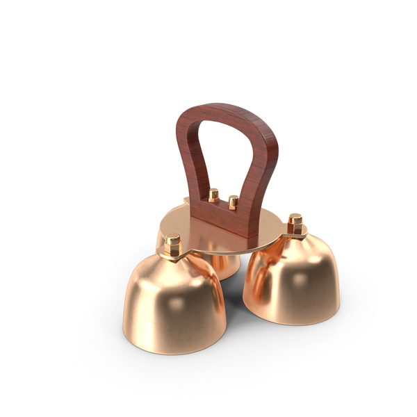 Brass Liturgical Bell 3 Tones Wood Handle PNG & PSD Images Brass Liturgical Bell 3 Tones Wood Handle PNG & PSD Images