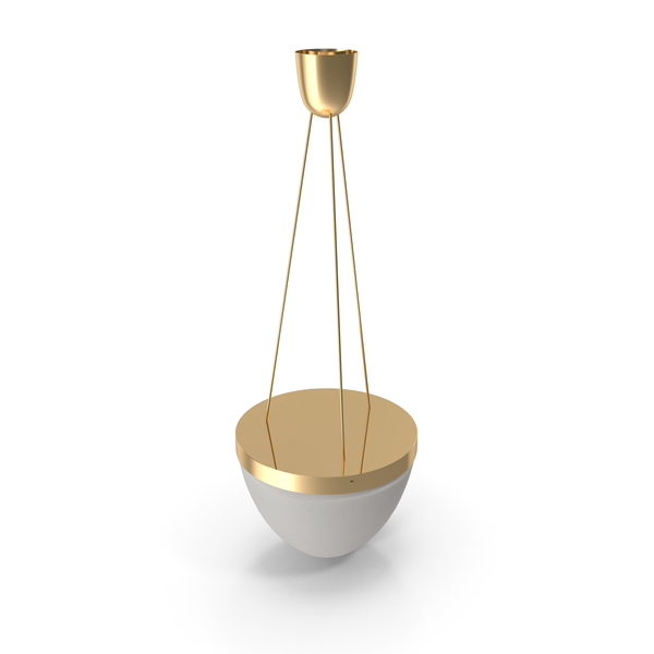 Hanging: Brass Moon Ceiling Lamp by Lars Bylund for Atelj Lyktan PNG & PSD Images