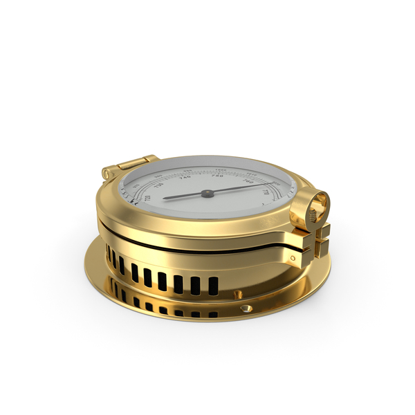 Brass Ship Barometer PNG & PSD Images Brass Ship Barometer PNG & PSD Images