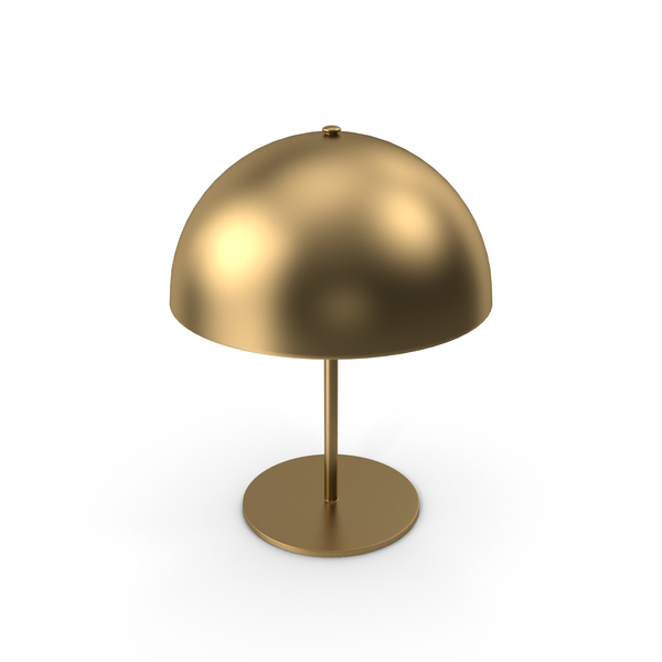 Brass Table Lamp PNG & PSD Images