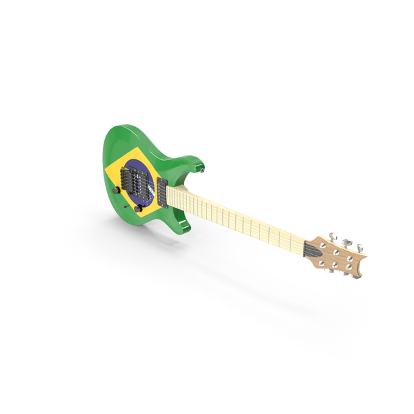Brazil Flag Electric Guitar PNG & PSD Images Brazil Flag Electric Guitar PNG & PSD Images