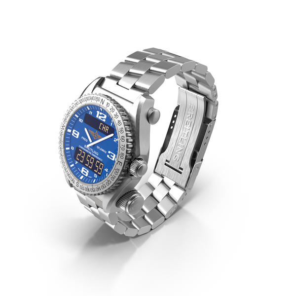 Men's Wrist: Breitling Emergency Watch PNG & PSD Images