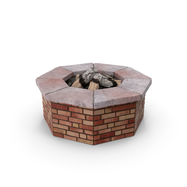 Fireplace: Brick Fire Pit PNG & PSD Images
