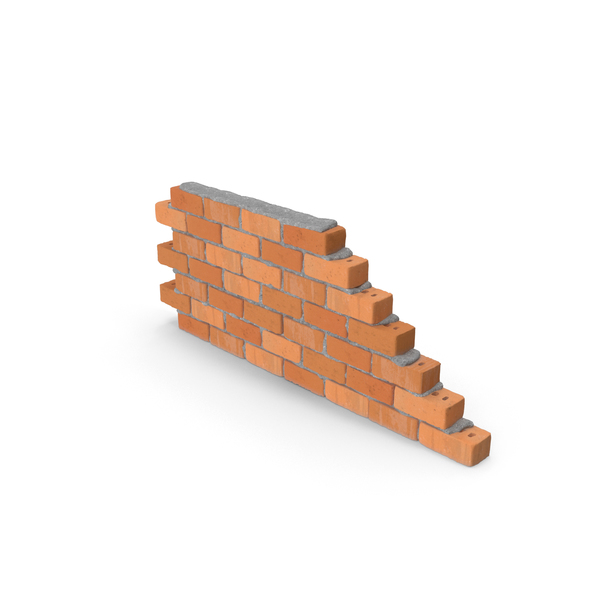 Brick Wall Section PNG & PSD Images