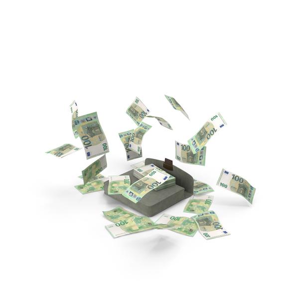 Briefcase Falling 100 Euro Money Bill PNG & PSD Images Briefcase Falling 100 Euro Money Bill PNG & PSD Images