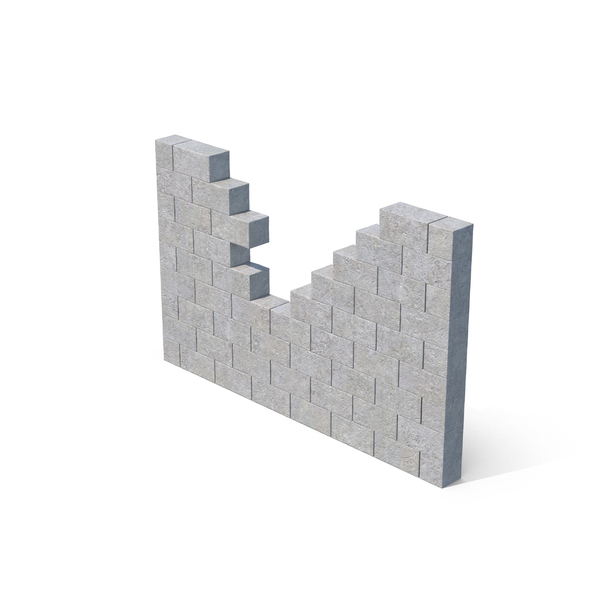Slab: Broken Concrete Block Wall PNG & PSD Images Slab: Broken Concrete Block Wall PNG & PSD Images