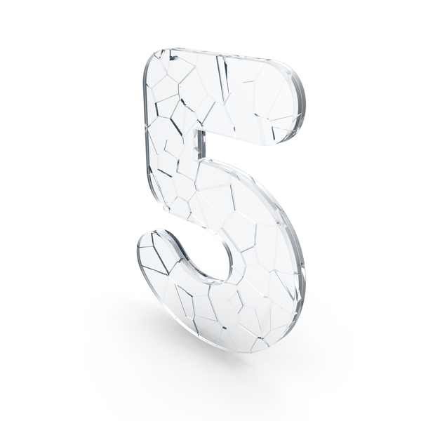 Broken Glass Number 5 PNG & PSD Images Broken Glass Number 5 PNG & PSD Images