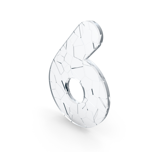 Broken Glass Number 6 PNG & PSD Images Broken Glass Number 6 PNG & PSD Images