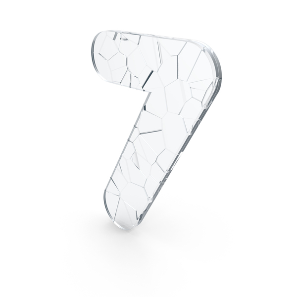 Broken Glass Number 7 PNG & PSD Images Broken Glass Number 7 PNG & PSD Images