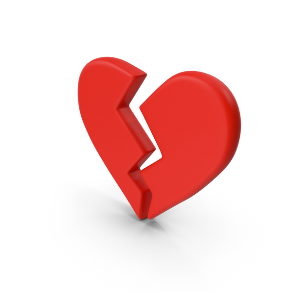 Heart Shaped Candy: Broken Heart Emoji PNG & PSD Images