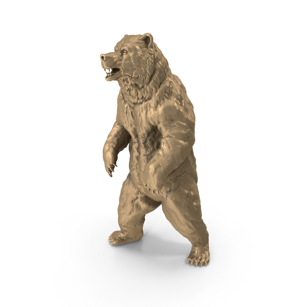 Bronze Bear Statue New PNG & PSD Images