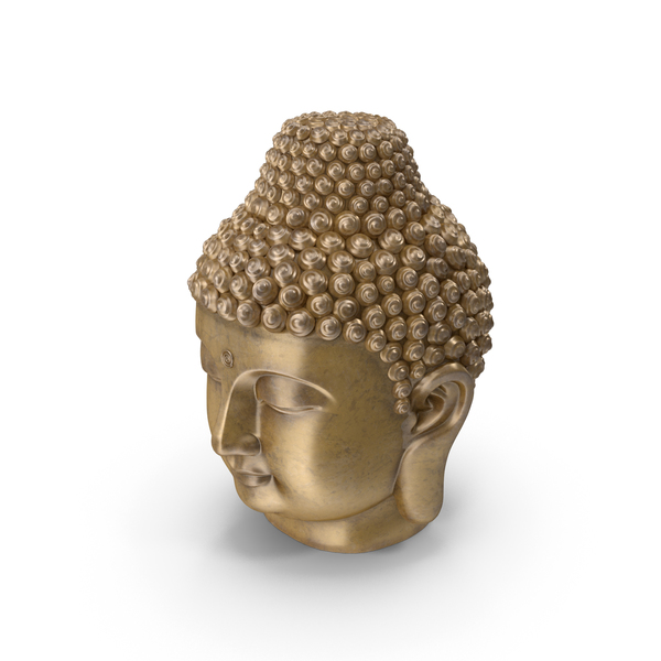 Bust: Bronze Buddha Head PNG & PSD Images Bust: Bronze Buddha Head PNG & PSD Images