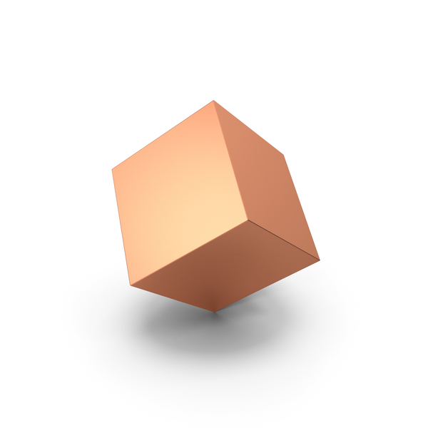 Bronze Cube PNG & PSD Images Bronze Cube PNG & PSD Images