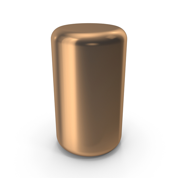 Symbols: Bronze Cylindrical Shape PNG & PSD Images
