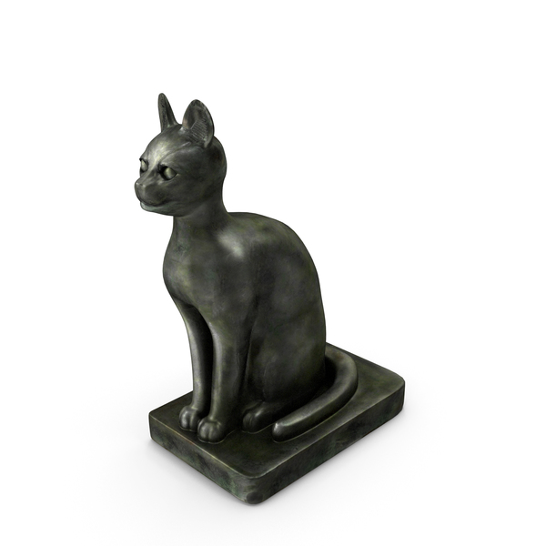 Bronze Egyptian Cat Statue PNG & PSD Images Bronze Egyptian Cat Statue PNG & PSD Images
