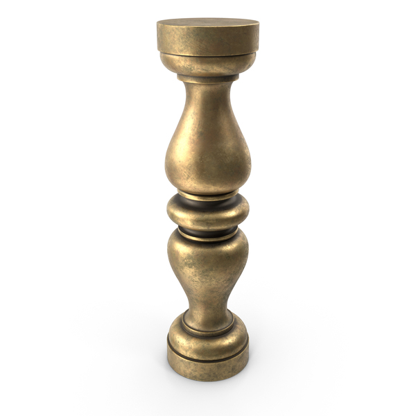 Balustrade: Bronze Finished Round Baluster PNG & PSD Images Balustrade: Bronze Finished Round Baluster PNG & PSD Images