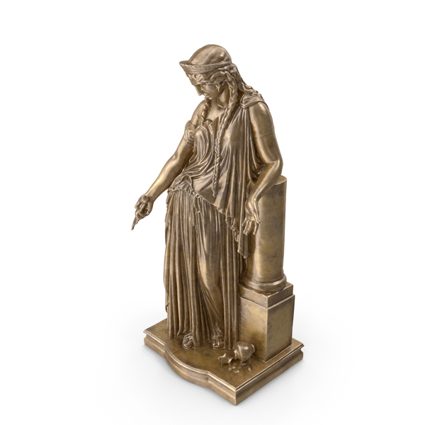 Woman: Bronze Medea Statue PNG & PSD Images