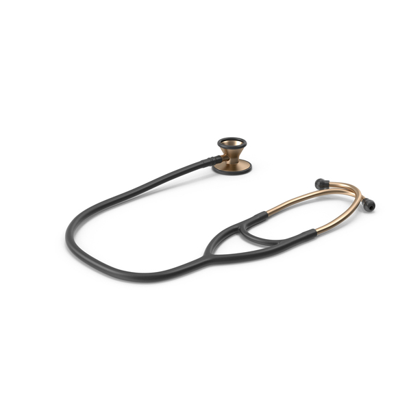 Bronze Stethoscope Side PNG & PSD Images