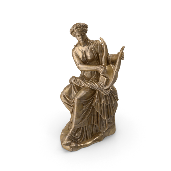 Bronze Terpsichore Statue PNG & PSD Images Bronze Terpsichore Statue PNG & PSD Images