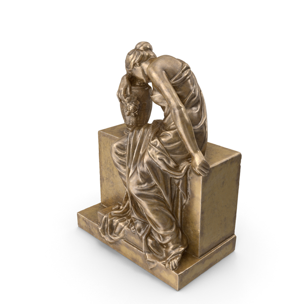 Grave: Bronze Woman Vase Tomb PNG & PSD Images Grave: Bronze Woman Vase Tomb PNG & PSD Images
