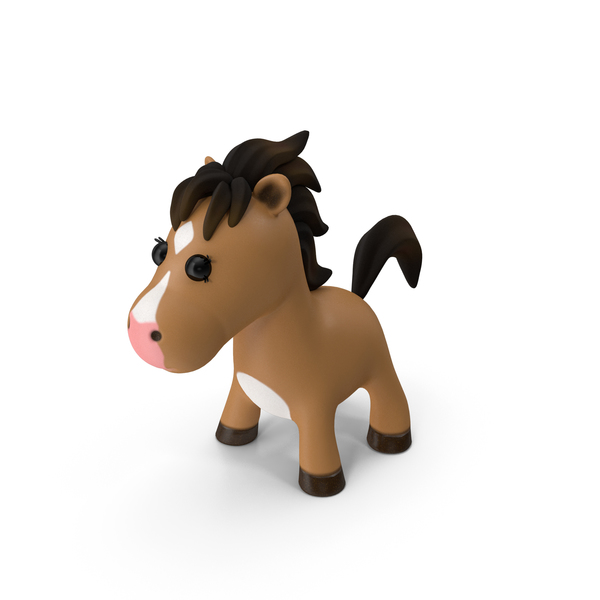 Brown Cartoon Horse PNG & PSD Images