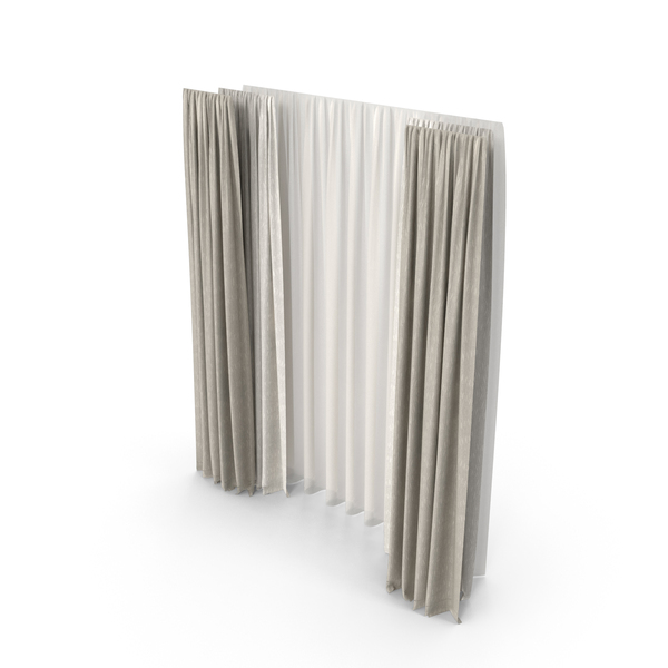 Curtain: Brown Curtains With Tulle PNG & PSD Images Curtain: Brown Curtains With Tulle PNG & PSD Images
