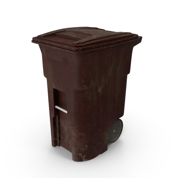 Container: Brown Dirty Garbage Can PNG & PSD Images Container: Brown Dirty Garbage Can PNG & PSD Images