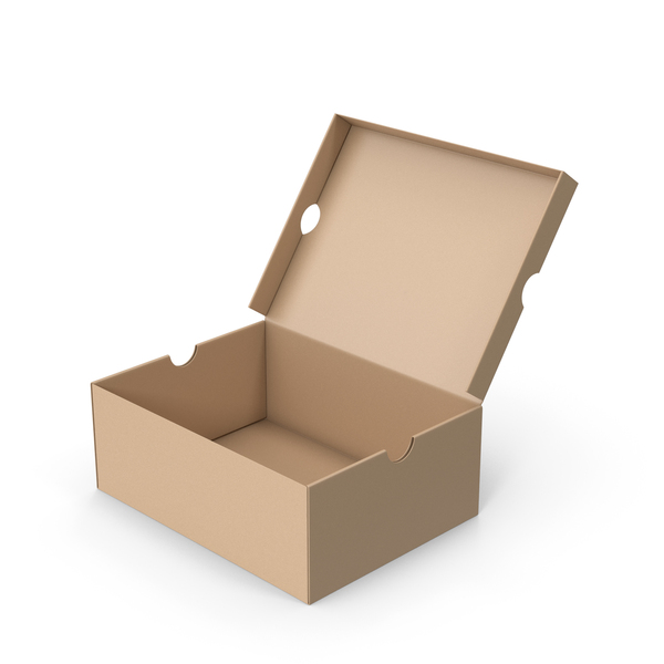 Shoebox: Brown Open Shoe Box PNG & PSD Images