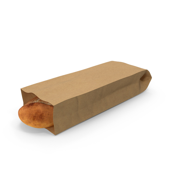 Brown Paper Bag with Bread PNG & PSD Images Brown Paper Bag with Bread PNG & PSD Images