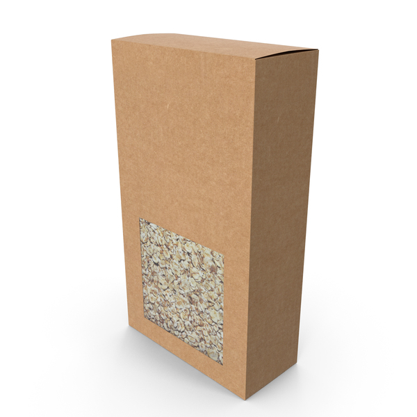 Food Container: Brown Paper Box With Muesli PNG & PSD Images Food Container: Brown Paper Box With Muesli PNG & PSD Images