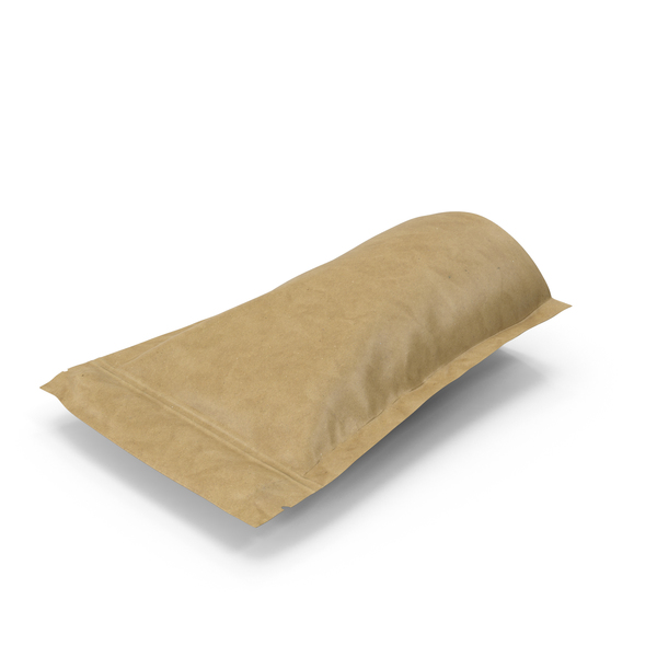 Brown Paper Vacuum Sealed  Bag PNG & PSD Images