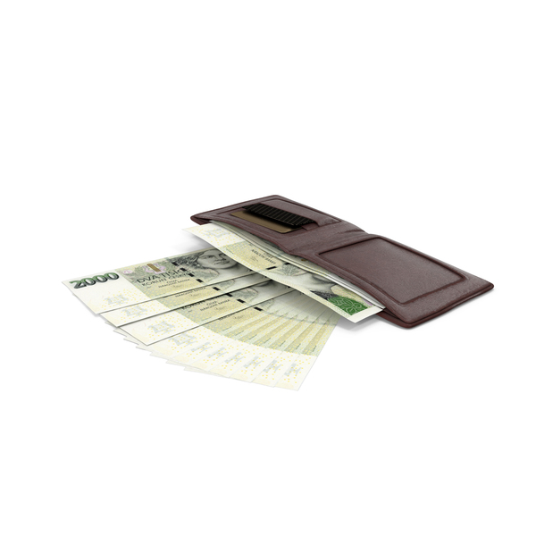 Currency: Brown Wallet Bill 2000 Czech Korun Money Coins PNG & PSD Images Currency: Brown Wallet Bill 2000 Czech Korun Money Coins PNG & PSD Images