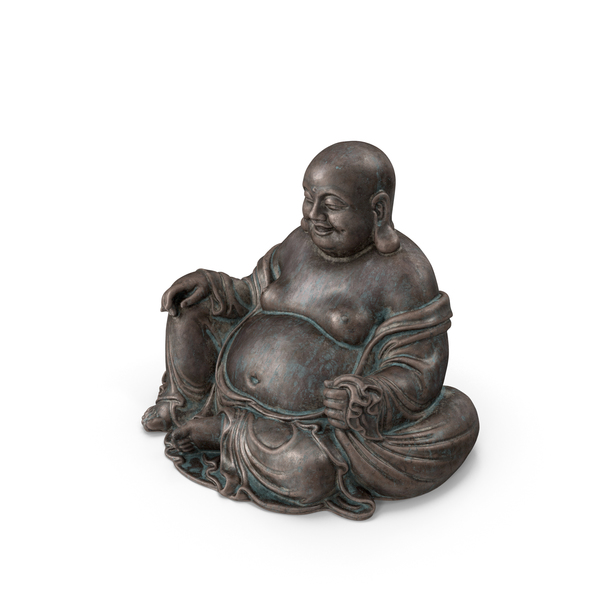 Statue: Buddha Maitreya Bronze Outdoor PNG & PSD Images